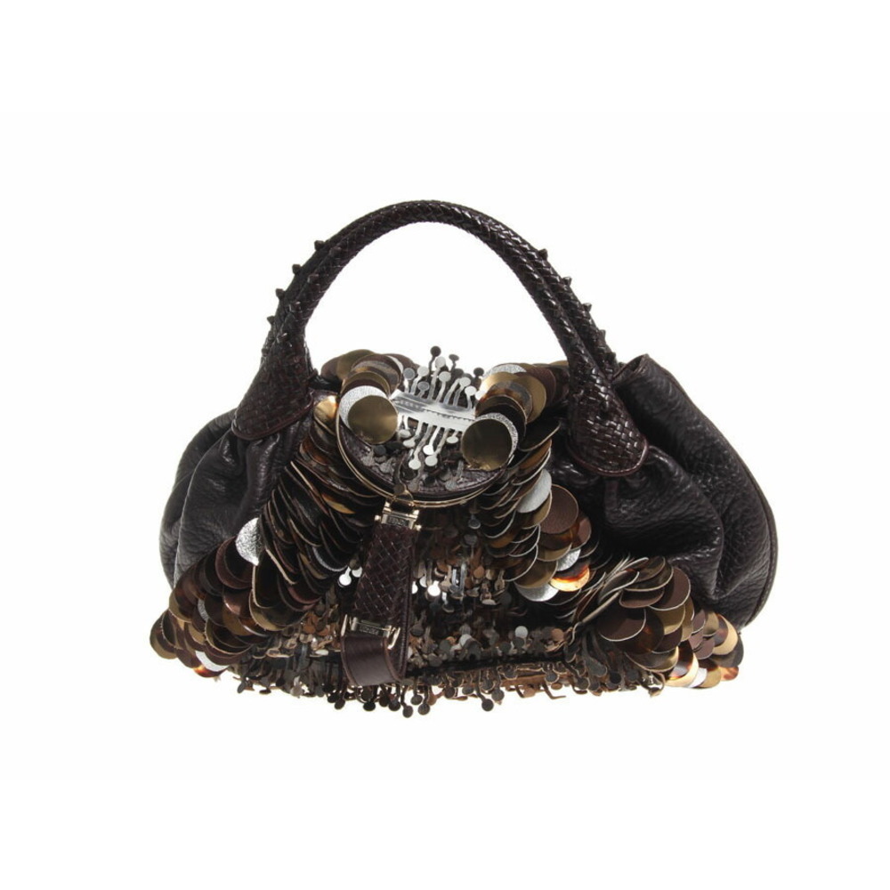 Fendi Bag Leather Spy Brown Patchwork - image 1